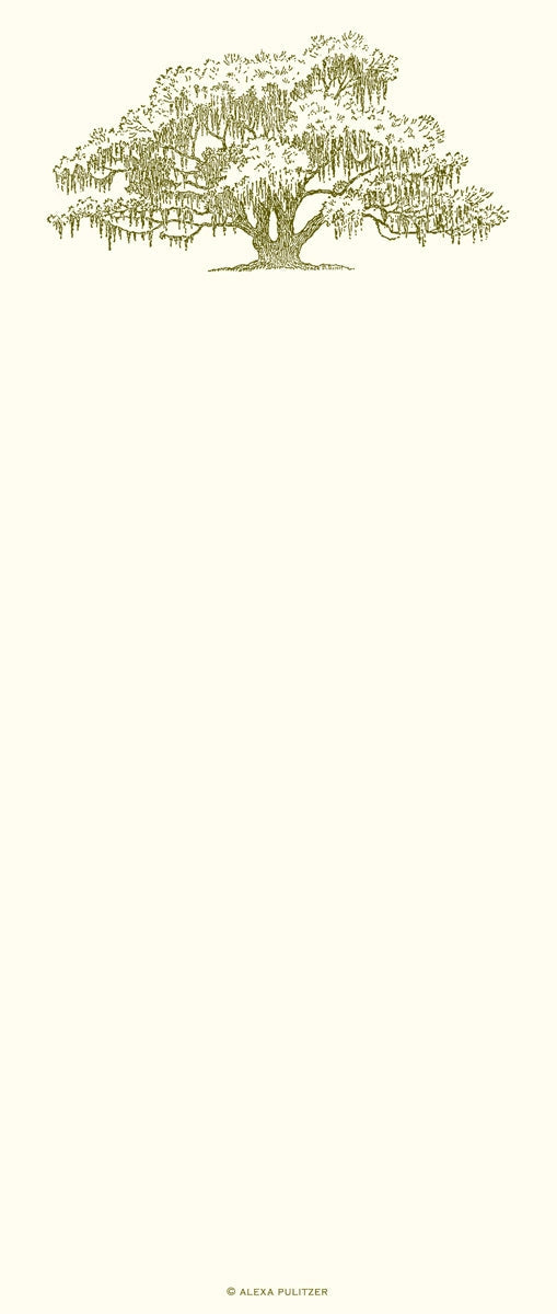 Notepad Skinny - Oak Tree
