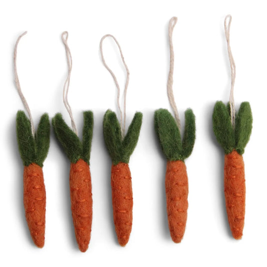 Ornament - Carrots (set of 5)