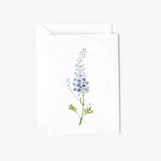 Card Mini - Delphinium