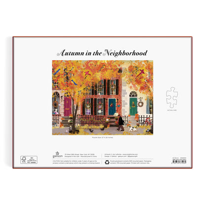 Puzzle - Autumn in the Neighborhood (1000 pieces)