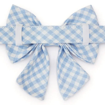 Sky Blue Gingham - Lady Bow