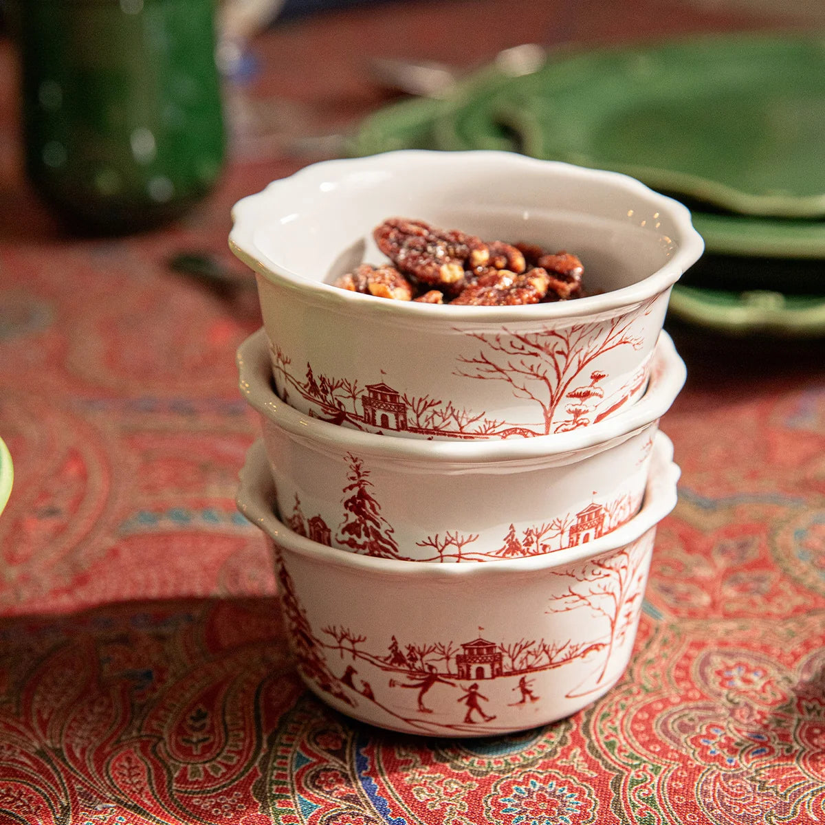 Country Estate Ruby - Winter Frolic Ramekin