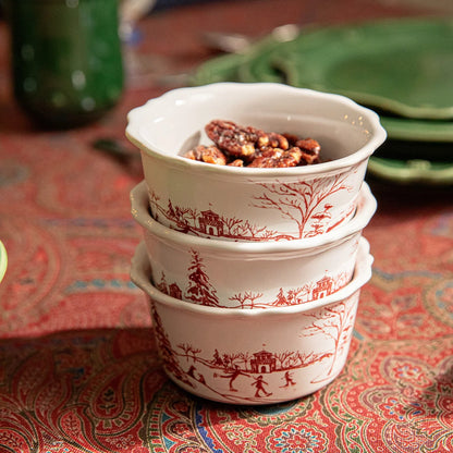 Country Estate Ruby - Winter Frolic Ramekin