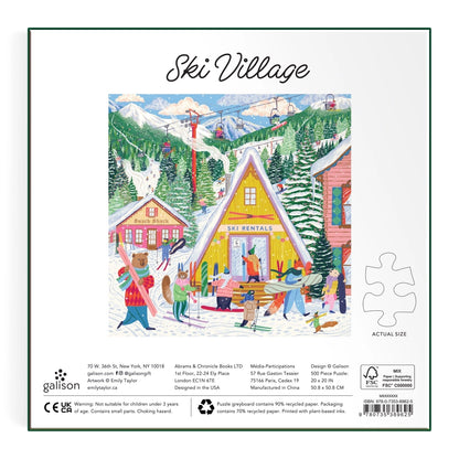 Puzzle - Ski Village (500 pieces)