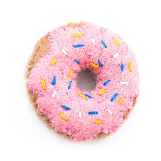 Cat Toy - Strawberry Donut