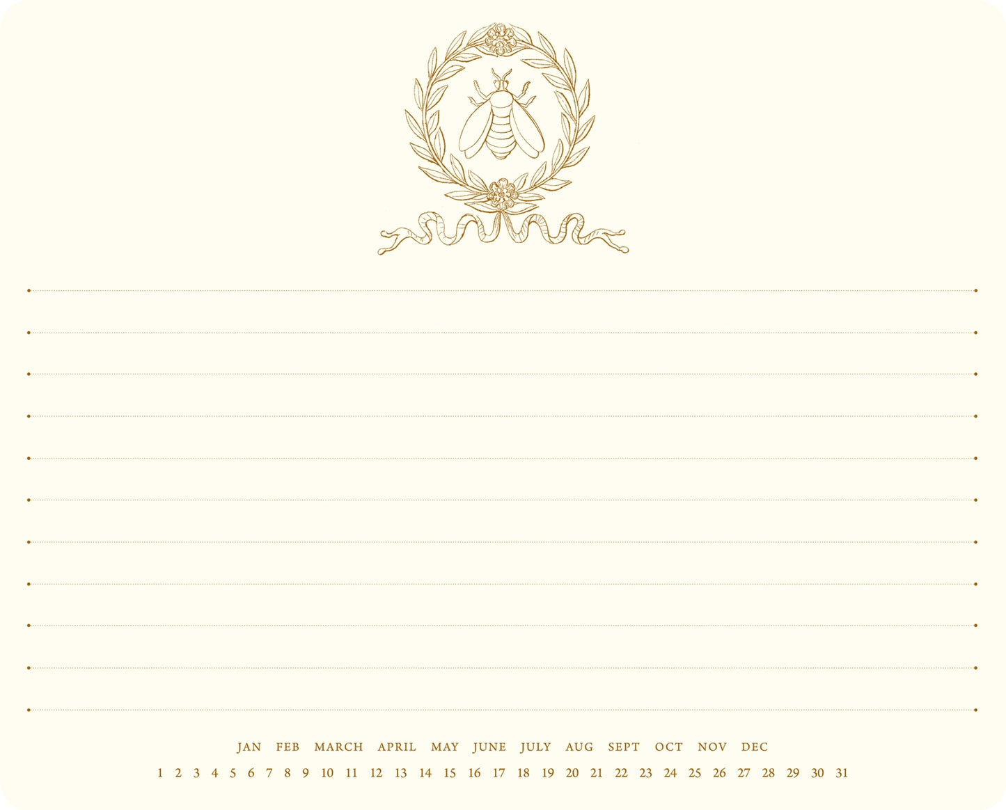 Notepad Mousepad - Empire Bee