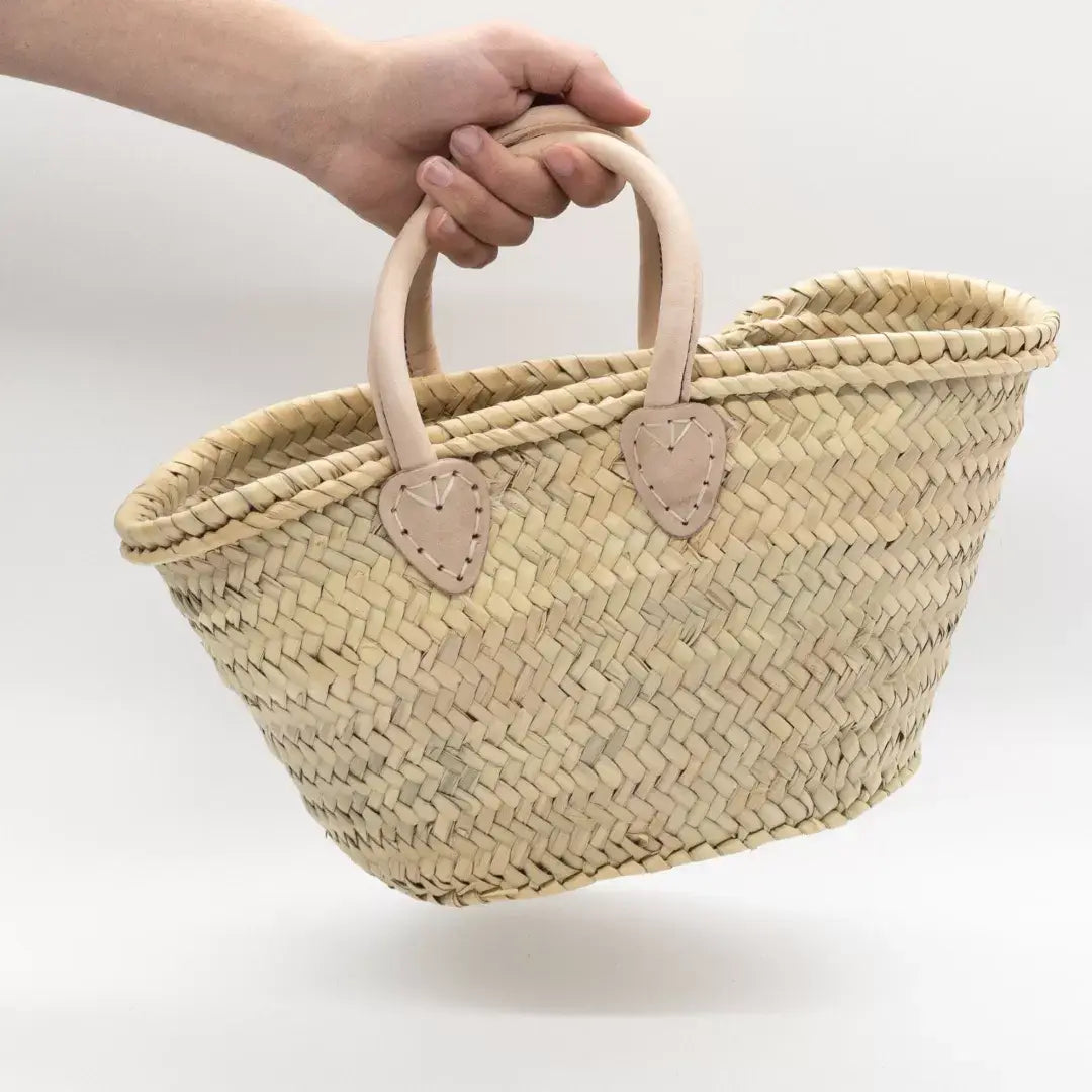 French Market Tote - The Toulouse - Beige Small