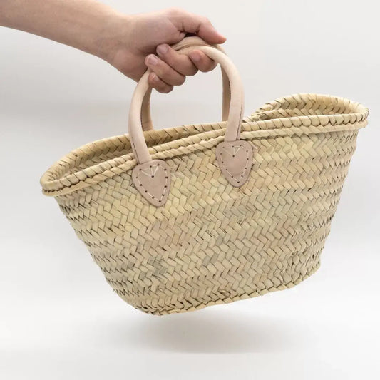 French Market Tote - The Toulouse - Beige Small