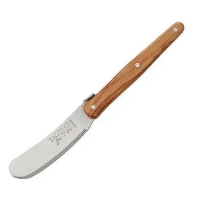 Laguiole Cheese Utensil - Olive Wood (Spreader)