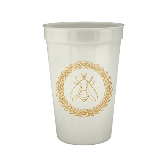 On the Go Pearlized Cups - Empire Bee (set of 12)