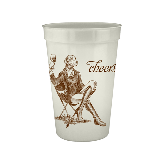 On the Go Pearlized Cups - Cheers Lab (set of 12)