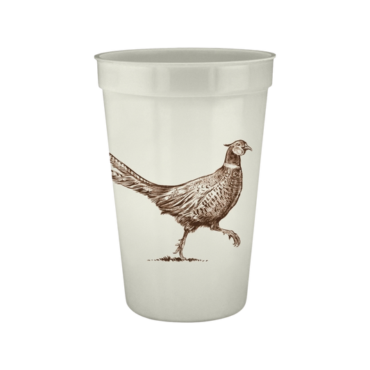 On the Go Pearlized Cups - Pheasant (set of 12)