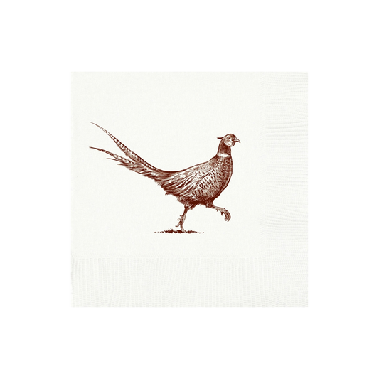 Paper Cocktail Napkins - Pheasant