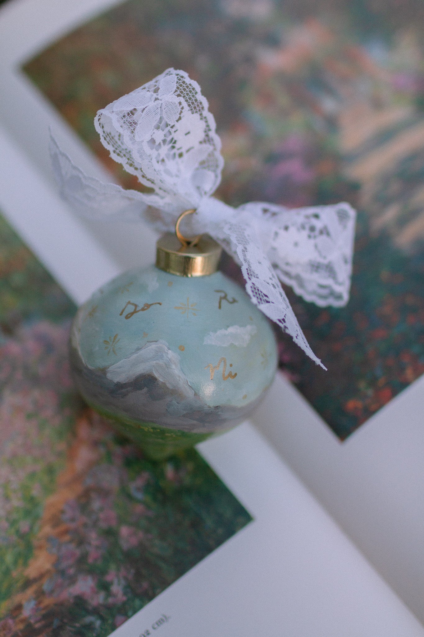 Sarah Maggie Hand Painted Ornament - Sound of Music