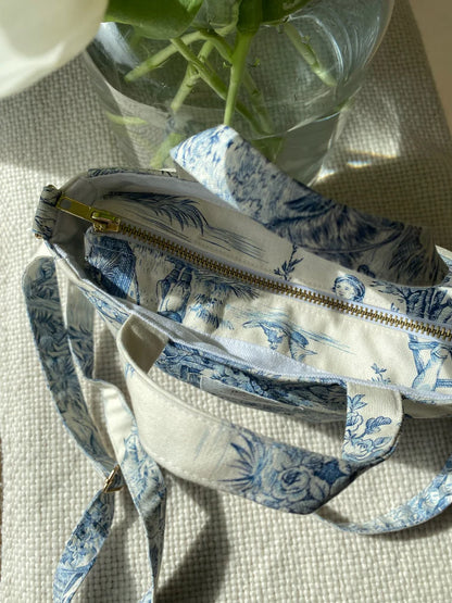 Cabas Mini - Jouy de Fruits - Bleu