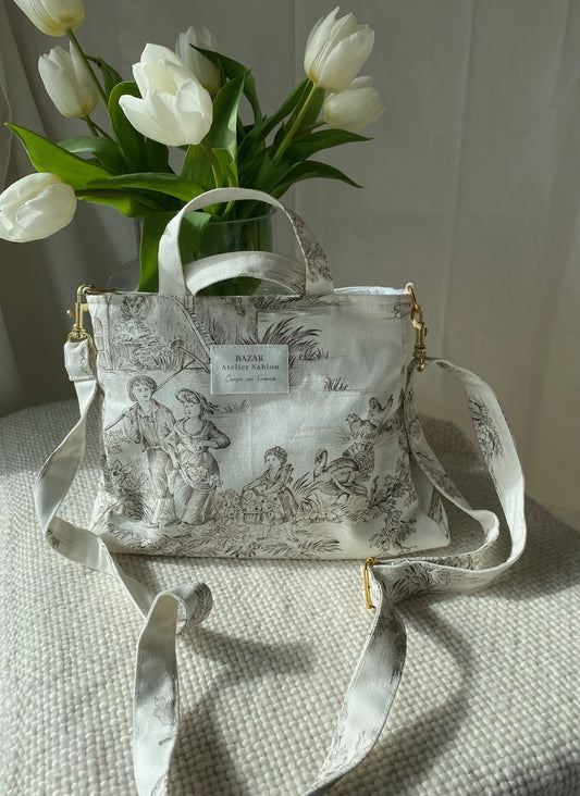 Cabas Mini - Jouy de Fruits - Moka