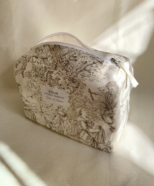 Trousse de Toilette XL - Jouy de Fruits - Moka