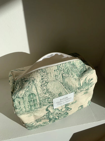 Trousse de Toilette XL - Jouy de Fruits - Verte