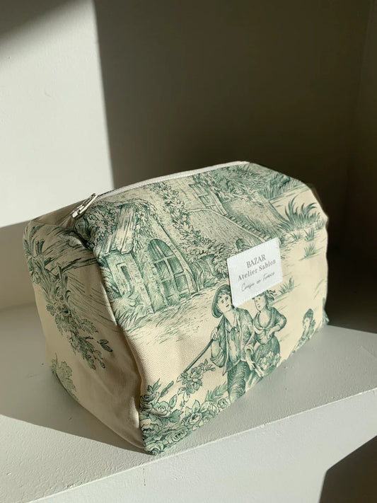 Trousse de Toilette XL - Jouy de Fruits - Verte