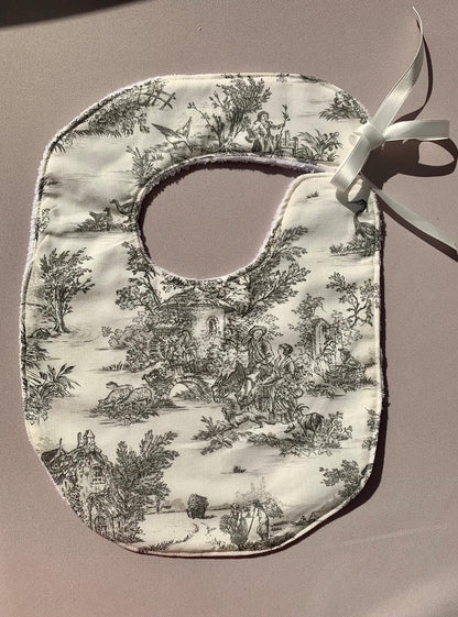 Bavoir - Jouy de Fruits - Gris