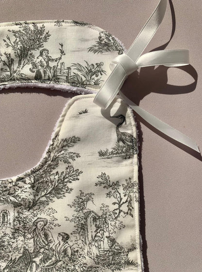 Bavoir - Jouy de Fruits - Gris