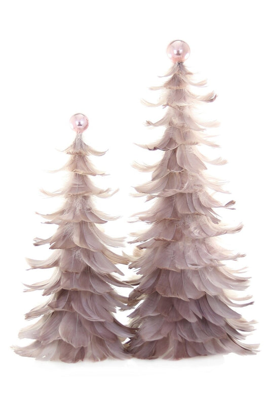 Tree - Feathered Mauve (set of 2)