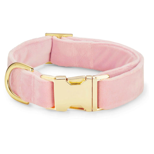 Blush Velvet Collar