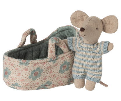 Baby Mouse - Carry Cot - Blue