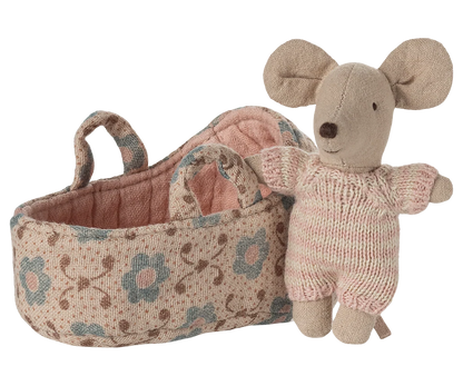 Baby Mouse - Carry Cot - Rose