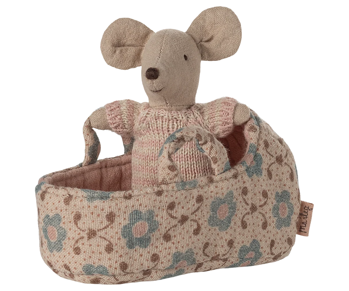 Baby Mouse - Carry Cot - Rose