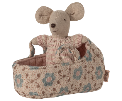 Baby Mouse - Carry Cot - Rose