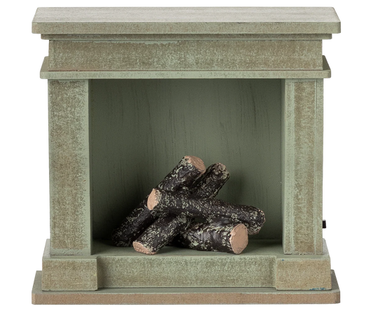 Fireplace - Dusty Green (Miniature)