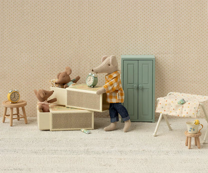 Baby Girl Mouse - Sleepy/Wakey in Matchbox
