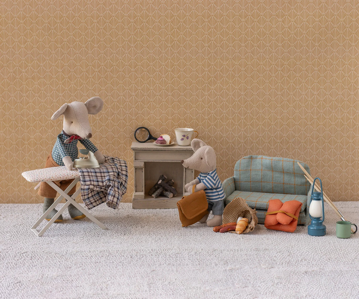 Mouse Clothes - Grandpa - Corduroy Pants, Bucket Hat & Bow Tie