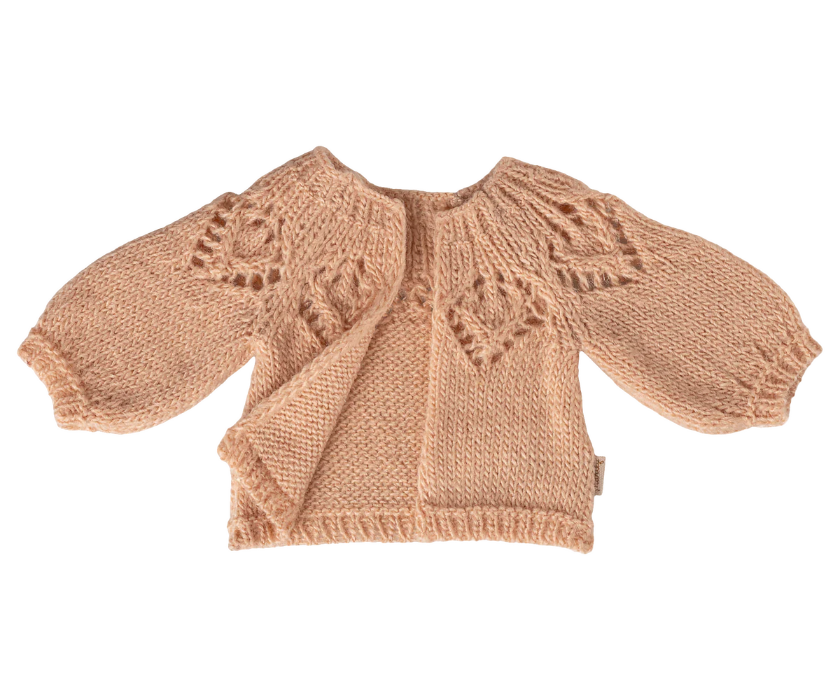 Size 3 - Knitted Cardigan Light Rose
