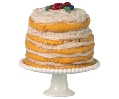 Party Cake & Stand - Off White (Mouse)