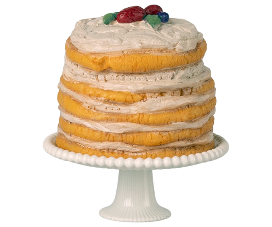 Party Cake & Stand - Off White (Mouse)