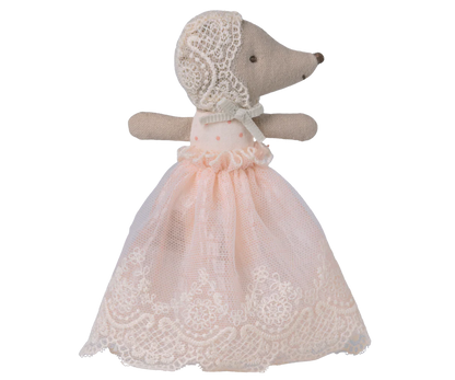 Baby Girl Mouse - Gown - Powder