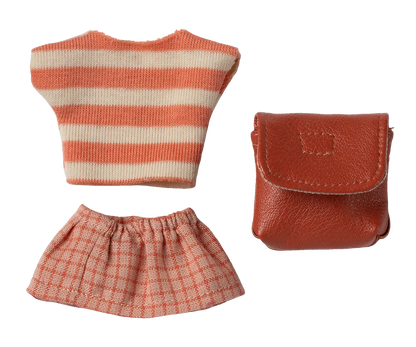 Mouse Clothes - Big Sister - Tricycle Mouse Coral (New Style)