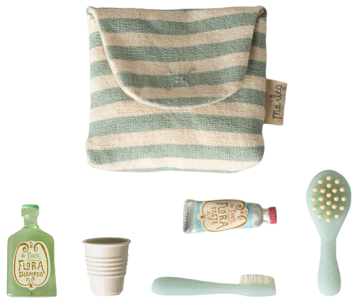 Toothbrush Set - Blue Stripe (Mouse)