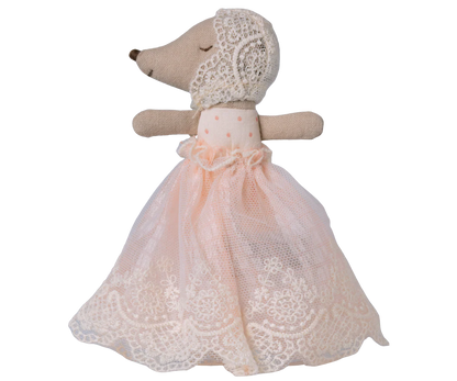 Baby Girl Mouse - Gown - Powder