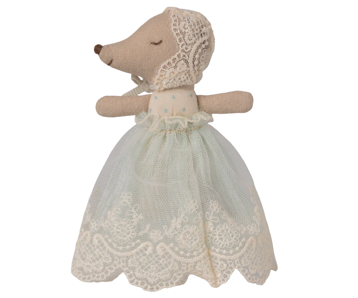 Baby Girl Mouse - Gown - Mint