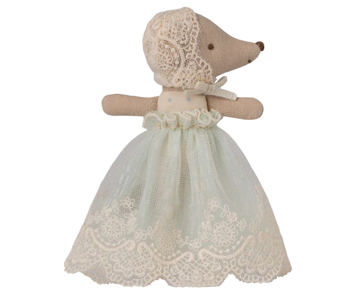 Baby Girl Mouse - Gown - Mint
