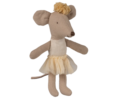 Little Sister Mouse - Ballerina - Off White