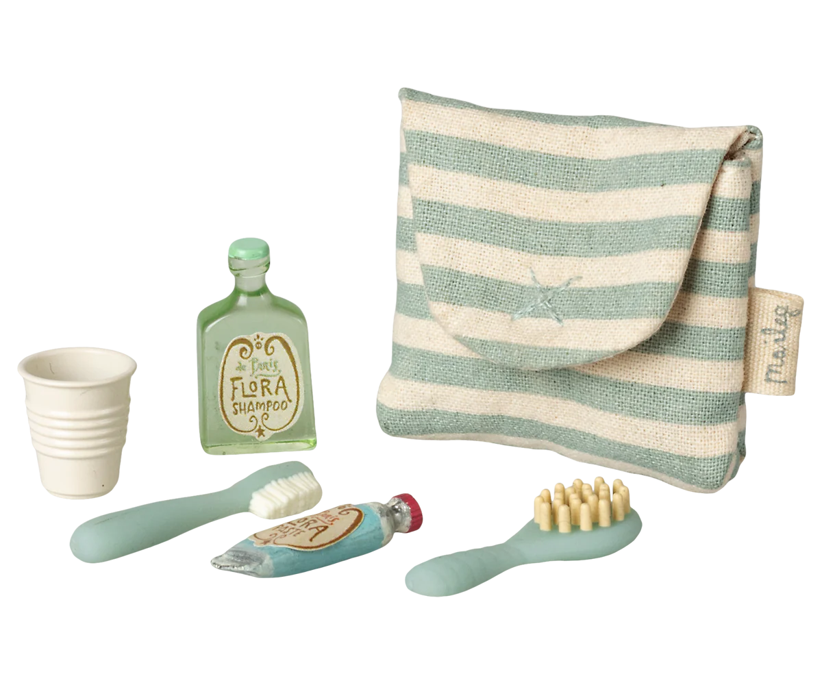 Toothbrush Set - Blue Stripe (Mouse)