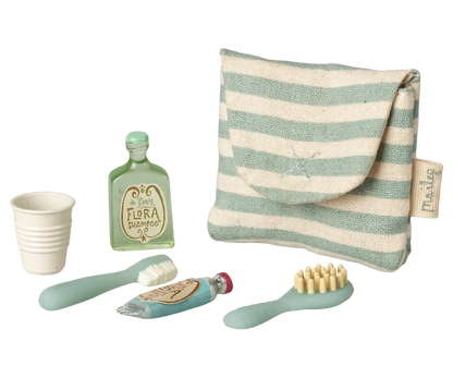 Toothbrush Set - Blue Stripe (Mouse)