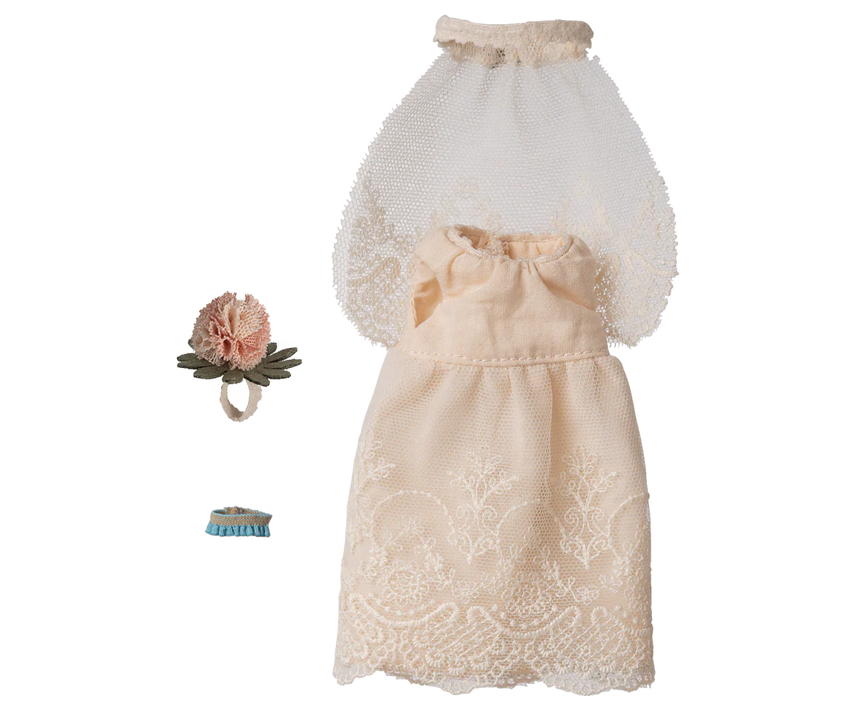 Mouse Clothes - Mum - Wedding Dress
