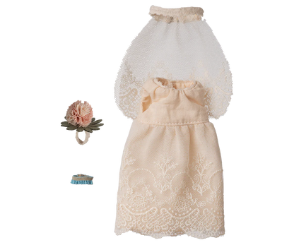 Mouse Clothes - Mum - Wedding Dress