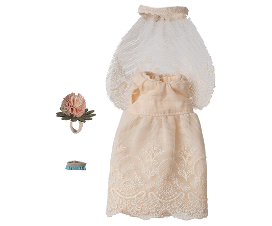 Mouse Clothes - Mum - Wedding Dress