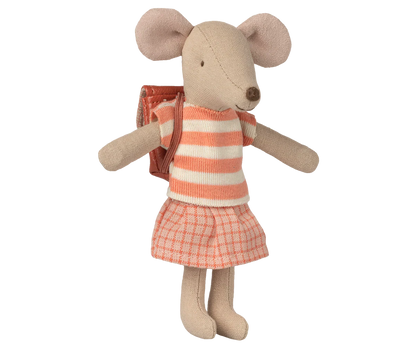 Mouse Clothes - Big Sister - Tricycle Mouse Coral (New Style)